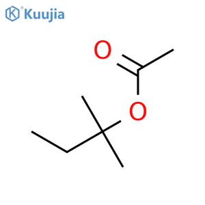 2-methylbutan-2-yl acetate structure