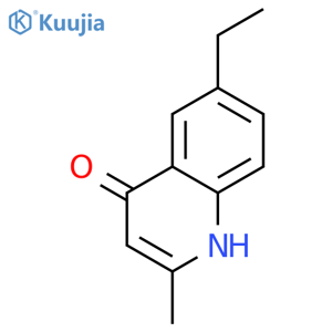 4(1H)-Quinolinone, 6-ethyl-2-methyl- structure