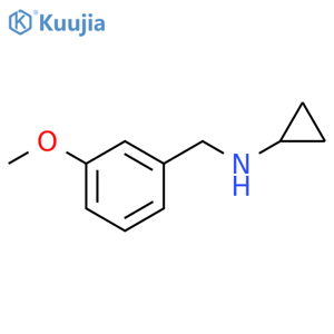 N-(3-methoxyphenyl)methylcyclopropanamine structure