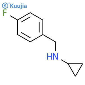 N-(4-Fluorobenzyl)cyclopropanamine structure