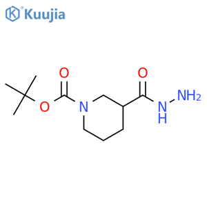 tert-butyl (3S)-3-(hydrazinecarbonyl)piperidine-1-carboxylate structure