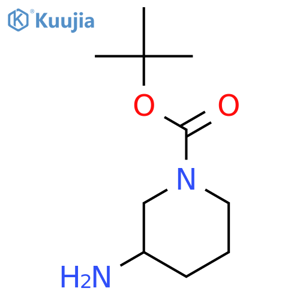 tert-butyl (3S)-3-aminopiperidine-1-carboxylate structure