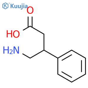 (S)-4-Amino-3-phenylbutanoicacid structure