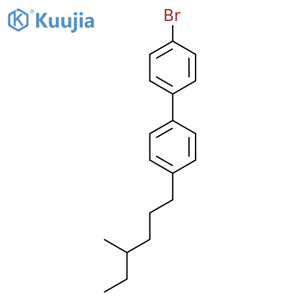 1,1'-Biphenyl, 4-bromo-4'-(4-methylhexyl)-, (+)- structure