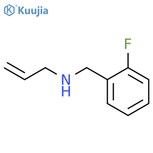 N-[(2-fluorophenyl)methyl]prop-2-en-1-amine structure