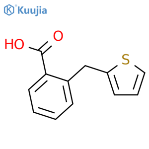 Benzoic acid,2-(2-thienylmethyl)- structure