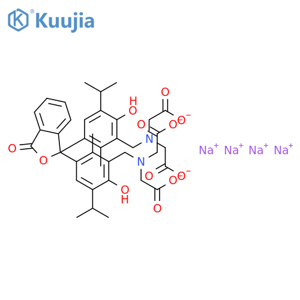 Thymolphthalexon Tetrasodium Salt structure