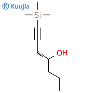 1-Heptyn-4-ol, 1-(trimethylsilyl)-, (4R)- structure