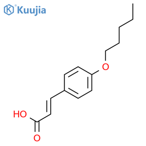 3-(4-(Pentyloxy)phenyl)acrylic acid structure