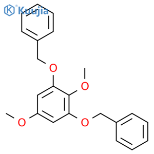 Benzene,2,5-dimethoxy-1,3-bis(phenylmethoxy)- structure