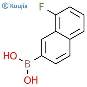 Boronic acid, (8-fluoro-2-naphthalenyl)- (9CI) structure