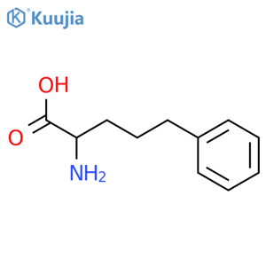 L-2-Amino-5-phenyl-pentanoic acid structure