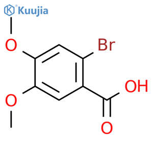 2-Bromo-4,5-dimethoxybenzoic acid structure