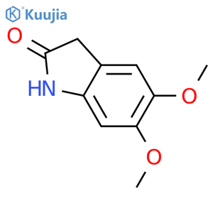 5,6-dimethoxy-2,3-dihydro-1H-indol-2-one structure