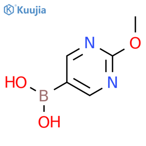 (2-Methoxypyrimidin-5-yl)boronic acid structure