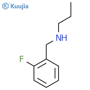 (2-fluorophenyl)methyl(propyl)amine hydrochloride structure