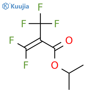 2-Propenoic acid, 3,3-difluoro-2-(trifluoromethyl)-, 1-methylethyl ester structure