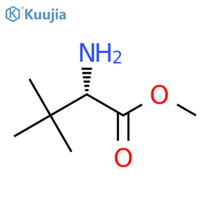 Methyl (2S)-2-amino-3,3-dimethylbutanoate structure