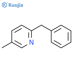 Pyridine,5-methyl-2-(phenylmethyl)- structure