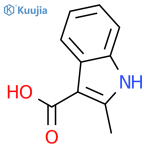 2-Methyl-1H-indole-3-carboxylic acid structure