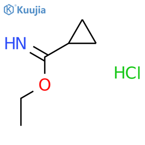 Ethyl cyclopropanecarboximidoate hydrochloride structure