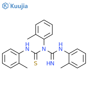 Thiourea, N-[imino[(2-methylphenyl)amino]methyl]-N,N'-bis(2-methylphenyl)- structure