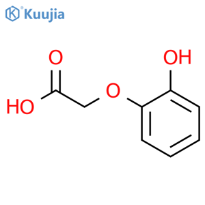 2-(2-Hydroxyphenoxy)acetic Acid structure