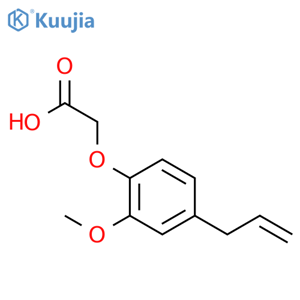 (4-Allyl-2-methoxyphenoxy)acetic acid structure