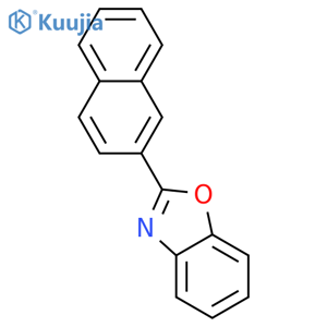 Benzoxazole, 2,2'-(1,4-naphthalenediyl)bis- structure