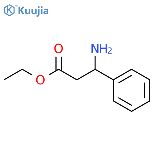 Ethyl 3-amino-3-phenylpropanoate structure