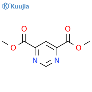 4,6-dimethyl pyrimidine-4,6-dicarboxylate structure