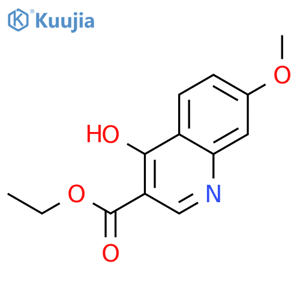 Ethyl 4-hydroxy-7-methoxyquinoline-3-carboxylate structure