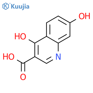 4,7-Dihydroxyquinoline-3-carboxylic acid structure