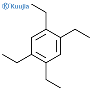 Benzene, 1,2,4,5-tetraethyl- structure