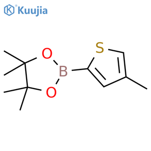 4,4,5,5-Tetramethyl-2-(4-methylthiophen-2-yl)-1,3,2-dioxaborolane structure