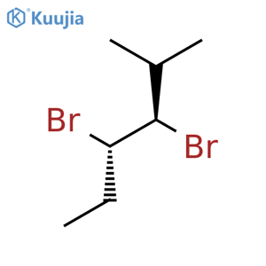 Hexane, 3,4-dibromo-2-methyl-, (R*,S*)- structure