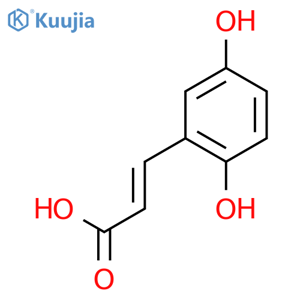 (2E)-3-(2,5-Dihydroxyphenyl)acrylic Acid structure