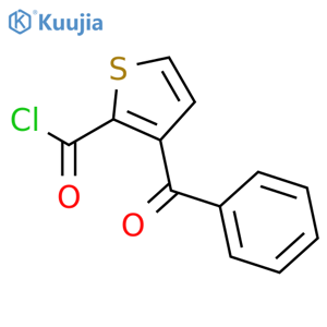 2-Thiophenecarbonyl chloride, 3-benzoyl- structure