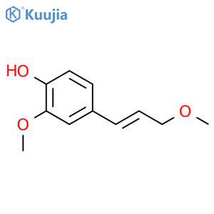 Phenol, 2-methoxy-4-(3-methoxy-1-propenyl)- structure