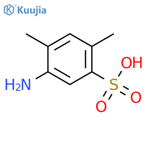 Benzenesulfonic acid,5-amino-2,4-dimethyl- structure