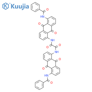 Ethanediamide,N1,N2-bis[5-(benzoylamino)-9,10-dihydro-9,10-dioxo-1-anthracenyl]- structure