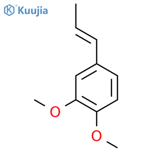 1,2-dimethoxy-4-(1E)-prop-1-en-1-ylbenzene structure