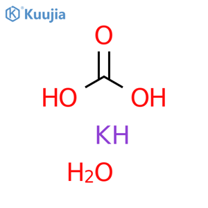 Potassium carbonate sesquihydrate structure