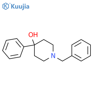 1-Benzyl-4-phenylpiperidin-4-ol structure