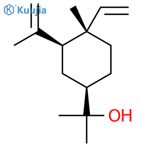 Cyclohexanemethanol,4-ethenyl-a,a,4-trimethyl-3-(1-methylethenyl)-, (1R,3S,4S)- structure