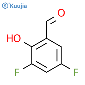 3,5-Difluoro-2-hydroxybenzaldehyde structure