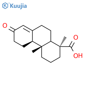 13-Oxopodocarp-8(14)-en-18-oic acid structure