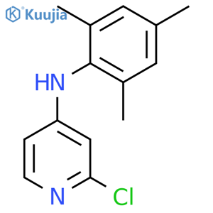 4-Pyridinamine, 2-chloro-N-(2,4,6-trimethylphenyl)- structure