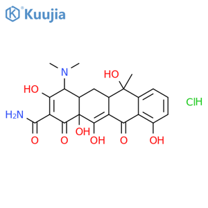 Tetracycline hydrochloride structure
