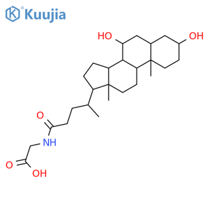 Glycochenodeoxycholic acid structure